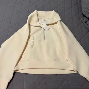 CALIA by Carrie Underwood Cream Cowl Neck Sweater